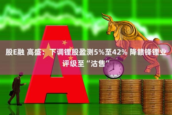 股E融 高盛:下调锂股盈测5%至42% 降赣锋锂业评级至“沽售”